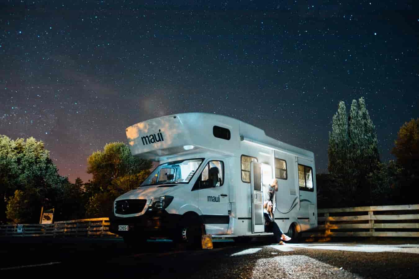 Image | RV parked at a campground